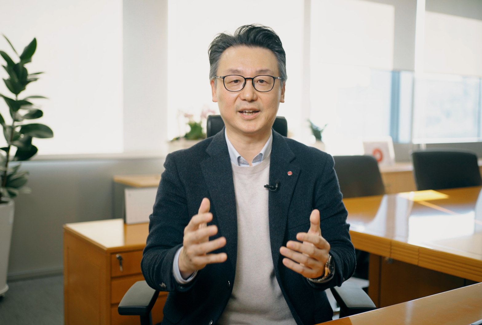 A photo of Eun Seok-hyun, president of the LG VS Company.