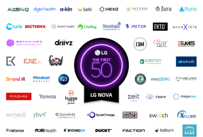 LG NOVA Program Announces “First 50” Startups Advancing to Next Phase of Incubation Program