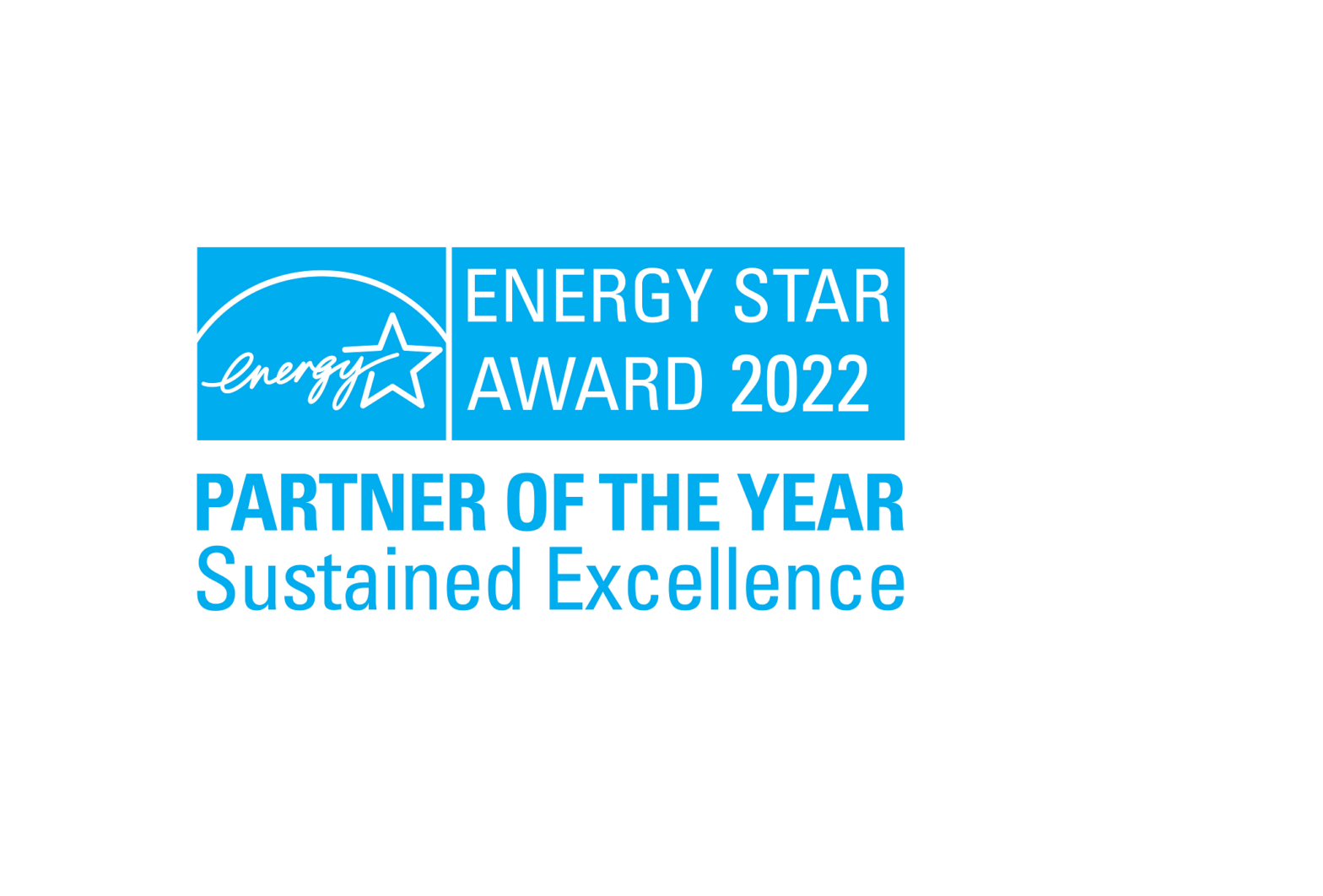 The logo of the Energy Star Award 2022 given to Partner of the Year in its ‘Sustained Excellence’ category.
