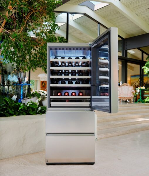 LG SIGNATURE Wine Cellar displayed in a prestigious area