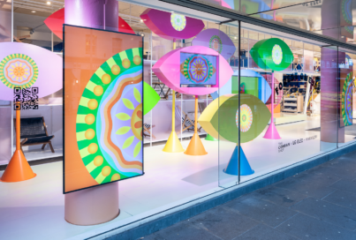 Color and Joy: LG OLED evo TVs and the Artistry of Yinka Ilori Create Visual Magic at The Conran Shop