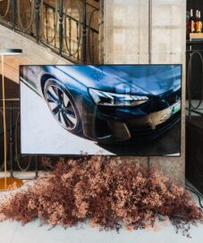 LG OLED TV installed at the launch event of Polska Living