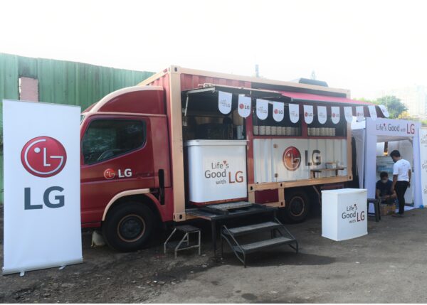 The image of Food Truck provided by LG Indonesia 