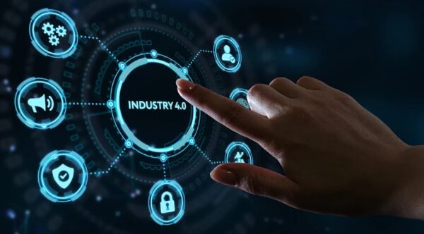 Setting Industry Standards With AUTOSAR 04 Image of a human hand touching a digital screen