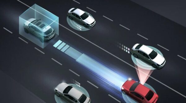  An image of the Automobiles smoothly exchanging information during autonomous driving through software upgrades based on OTA