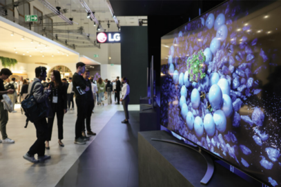 LG OLED TV showcased at LG Booth at IFA 2022