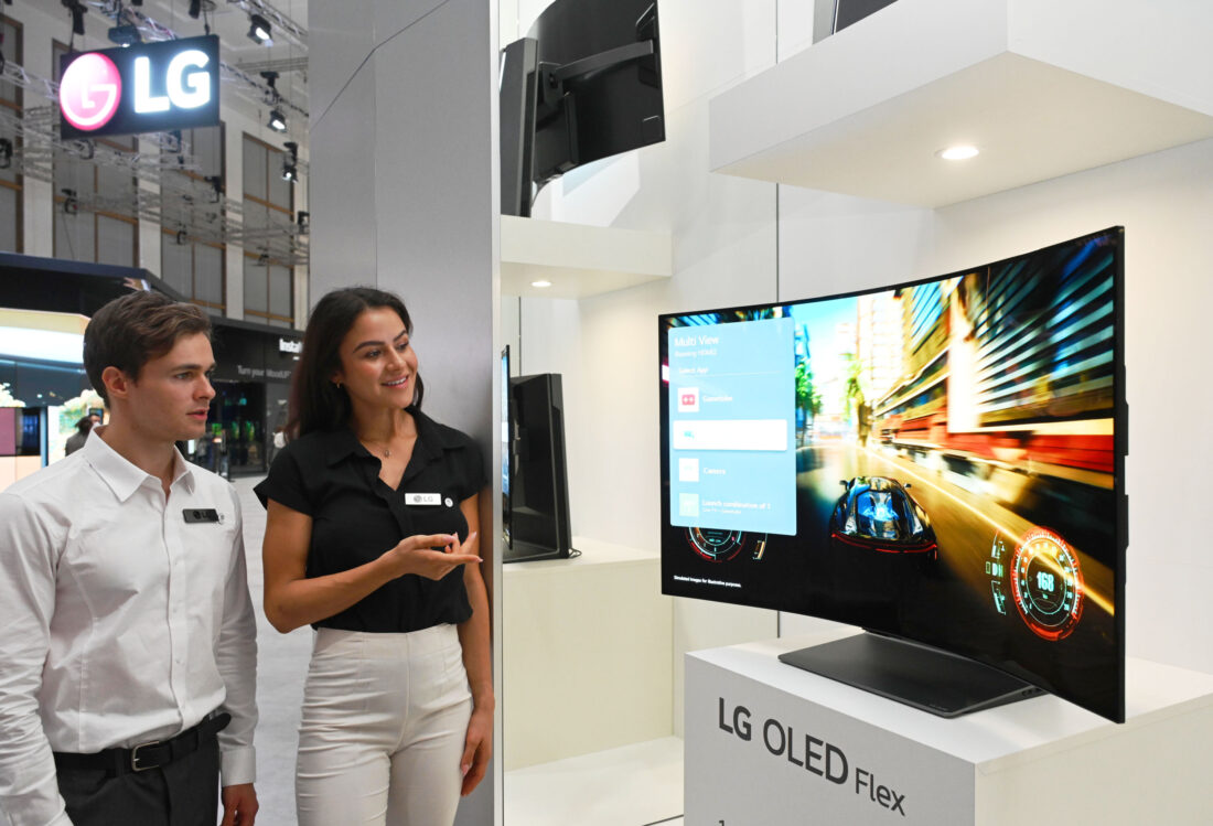 LG OLED Flex newly unveiled at IFA 2022