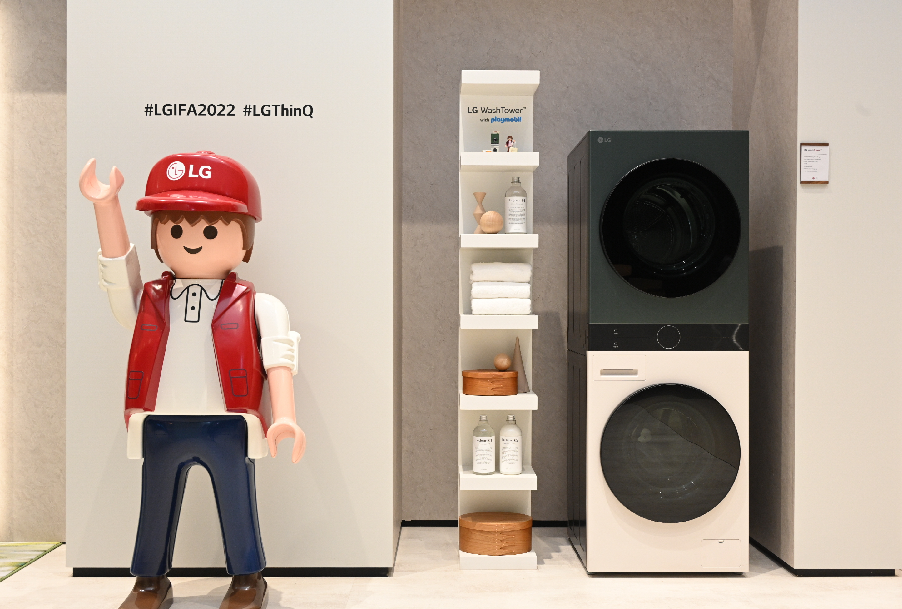 LG collaborated with PLAYMOBIL and presented an exclusive collection of LG-themed toys at IFA 2022
