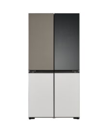 LG MoodUPTM InstaView refrigerator in Lux Gray and Lux White color