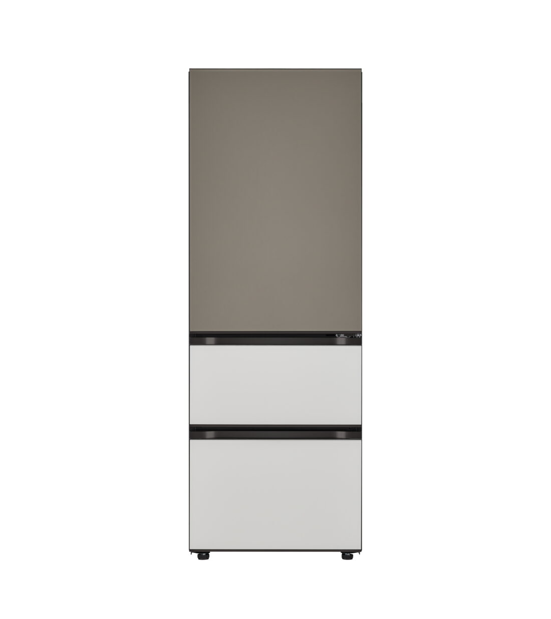 LG MoodUPTM kimchi refrigerator in Lux Gray and Lux White color