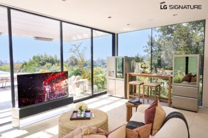 John Legend’s pool cabana furnished with premium LG SIGNATURE products