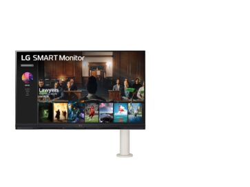 Front view of LG SMART Monitor