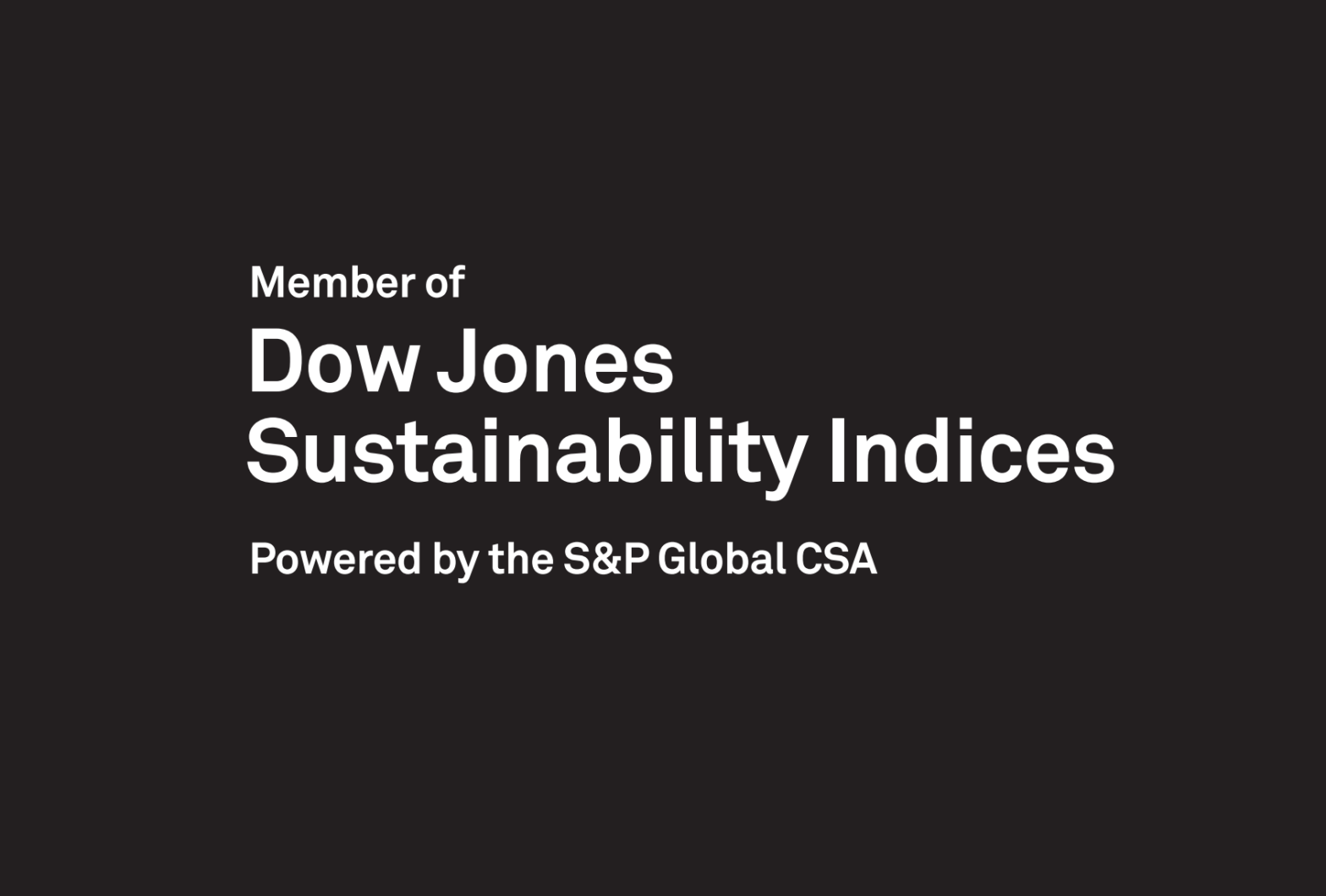 An illustration of DJSI Member Emblem