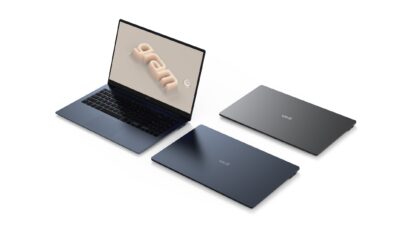 LG gram Ultraslim in two different colors