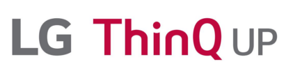 The logo image of LG ThinQ UP