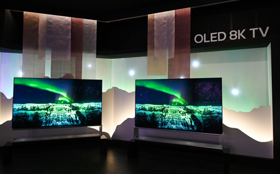 LG OLED 8K TVs showcased at CES 2023