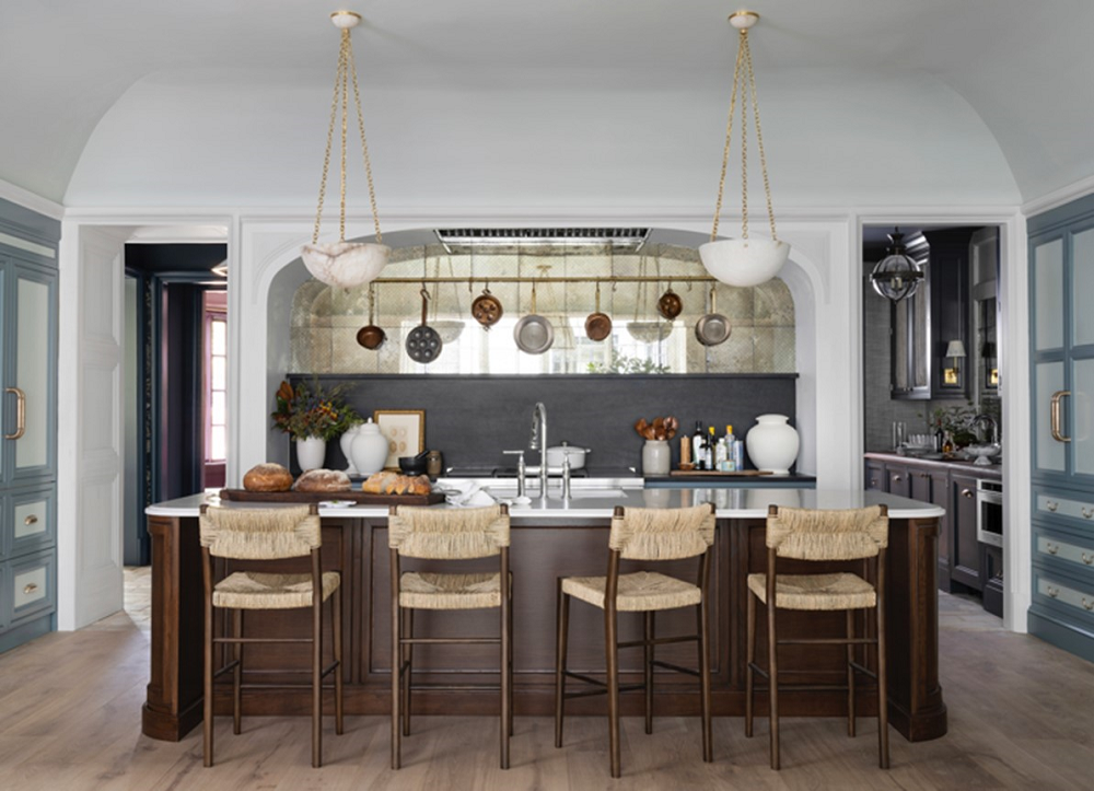 The kitchen of the Whole Home Project, featuring a number of LG Signature Kitchen Suite appliances.