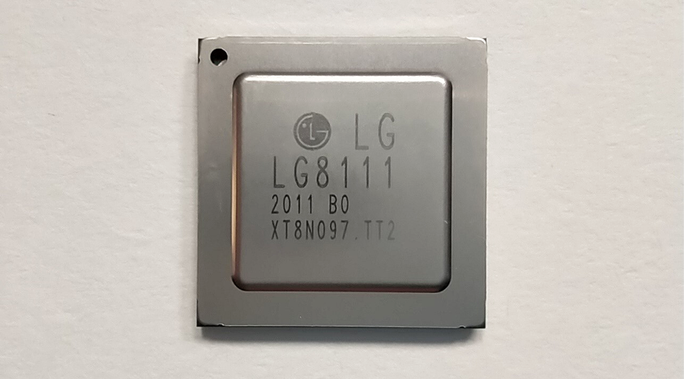 The LG8111, a highly integrated AI chip that is equipped with an LG-specific AI processor