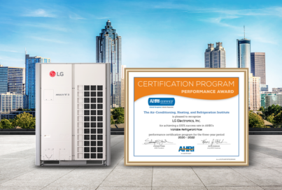 LG Recognized With AHRI Performance Award for Sixth Consecutive Year