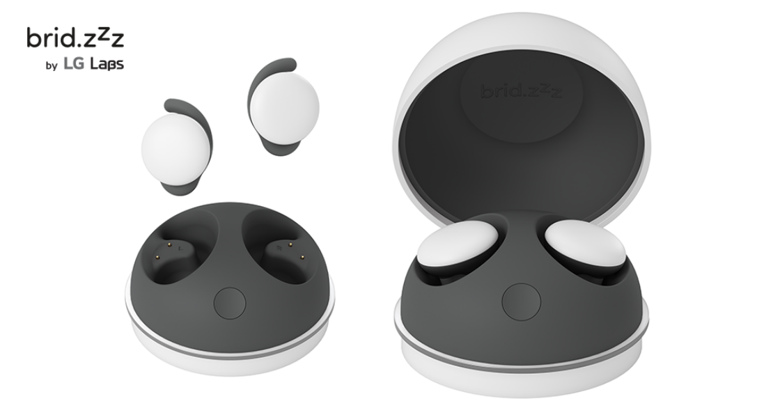 An image of the brid.zzz wireless earbuds