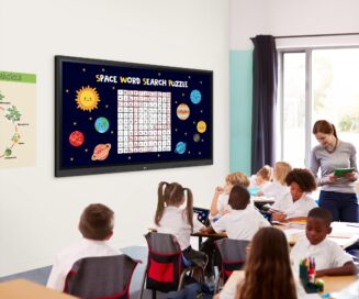 LG CreateBoard used in a classroom