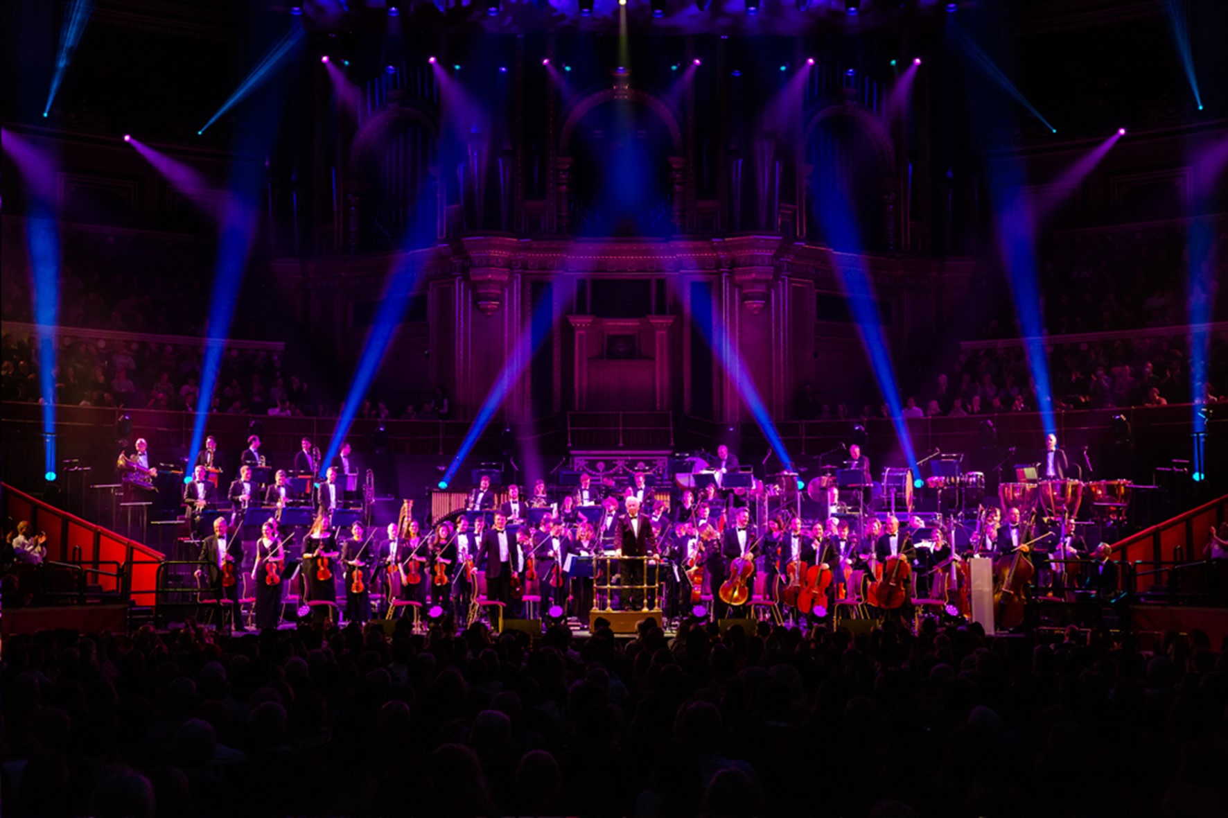 The photo of Royal Philharmonic Orchestra performing