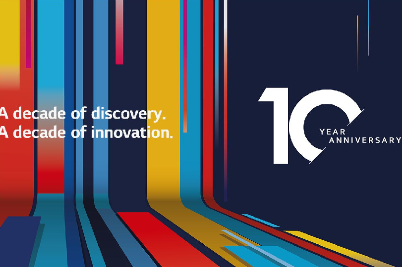 LG Vehicle Solutions business 10-year anniversary design image
