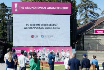 LG Advocates Busan for World Expo 2030 at The Amundi Evian Championship