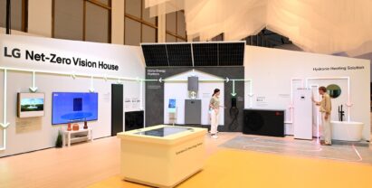 LG booth prepared at IFA 2023