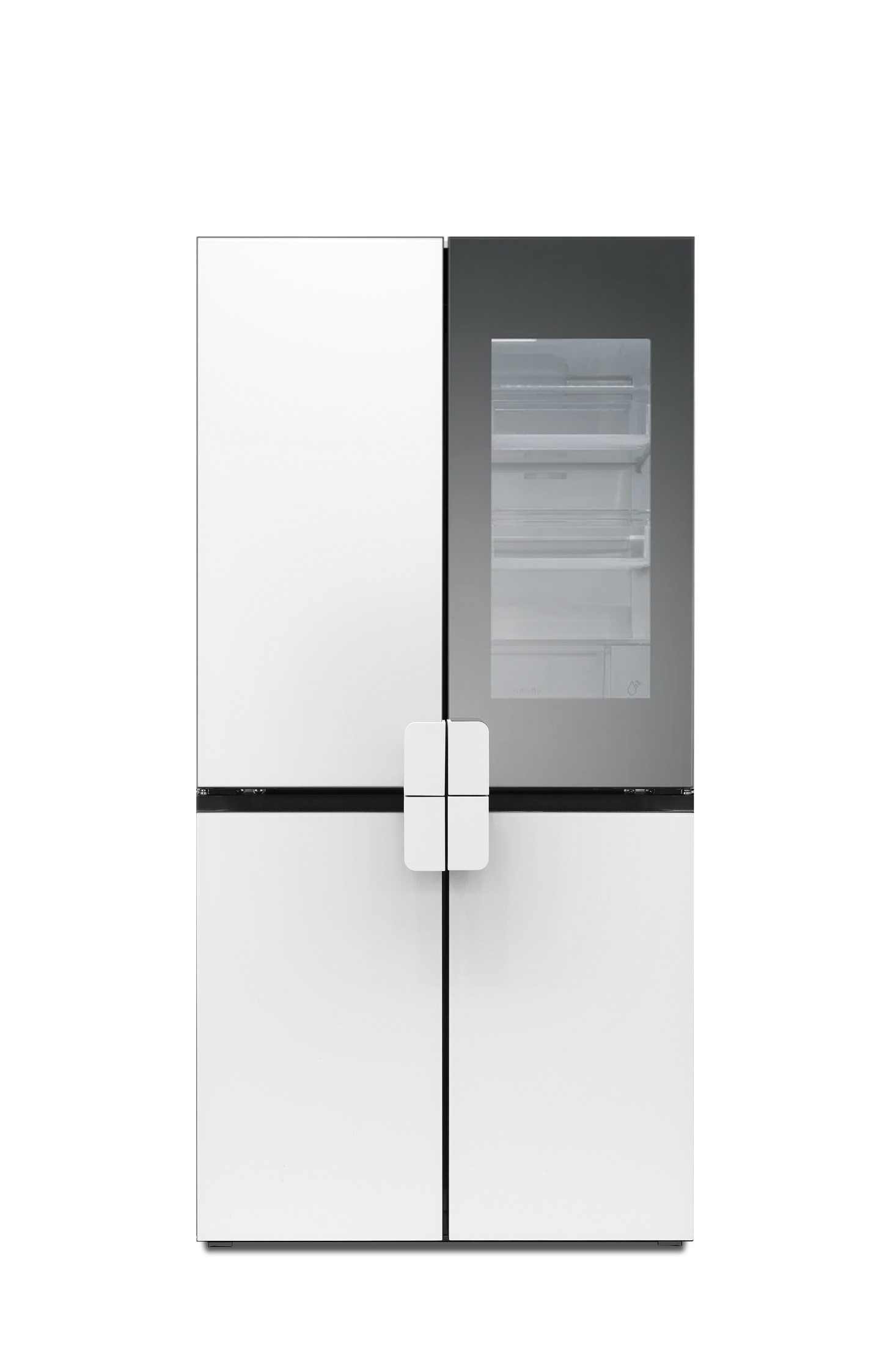 LG InstaView refrigerator with Universal UP Kit for enhanced usability and accessibility