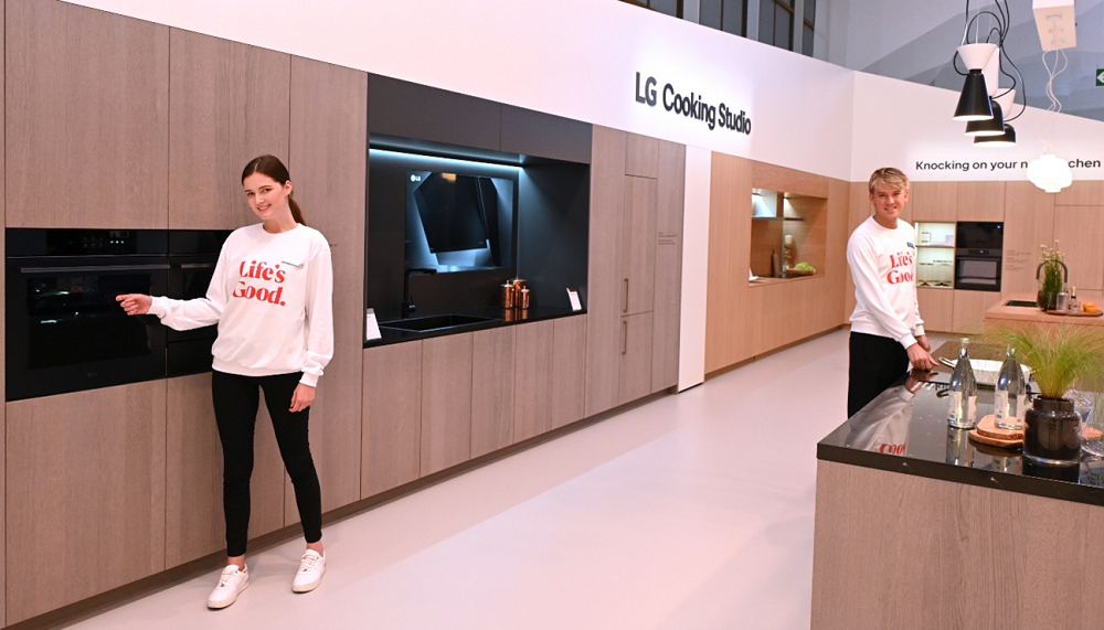 The LG Cooking Studio prepared at LG booth during IFA 2023