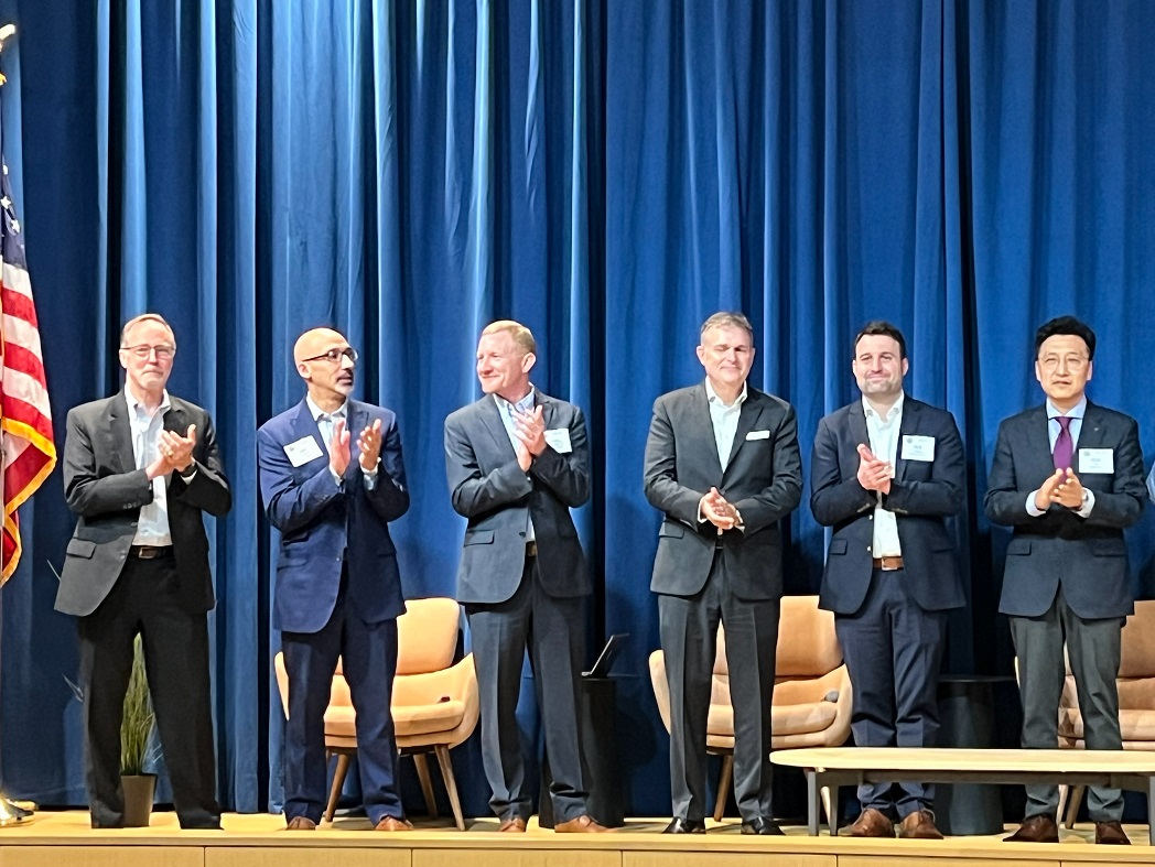 Chris Ahn, president of LG Air Solutions USA, was joined by executives from other leading HVAC manufacturers at the California “Clean and Healthy Homes for All” building electrification summit