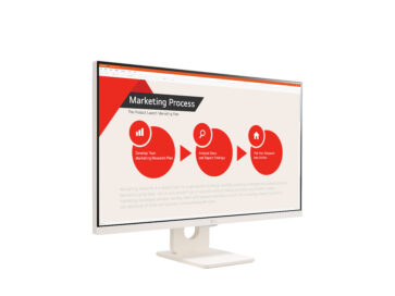 LG SMART Monitor showcasing productivity tools