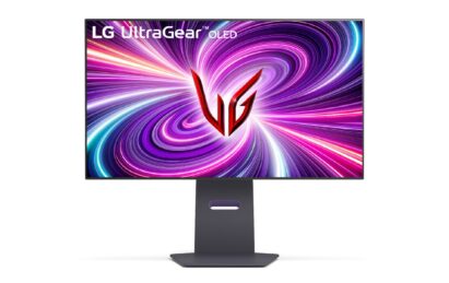 Front image of LG’s newest UltraGear monitor