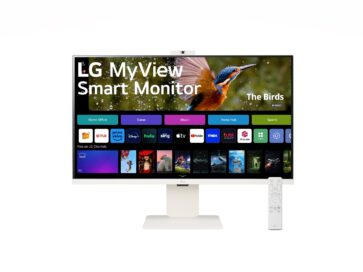 LG MyView Smart Monitor and a remote controller