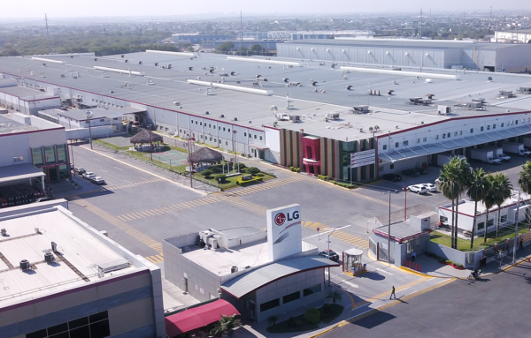 A photo of LG’s factory in Monterrey, Mexico