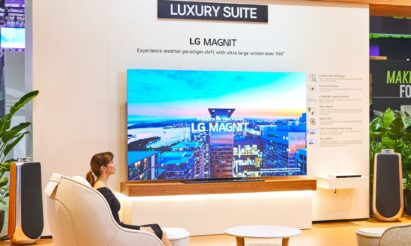 LG’s 118- inch LG MAGNIT TV at Luxury Suite Zone