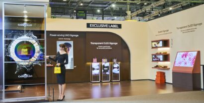 Various LG digital signages showcased at Exclusive Label Zone