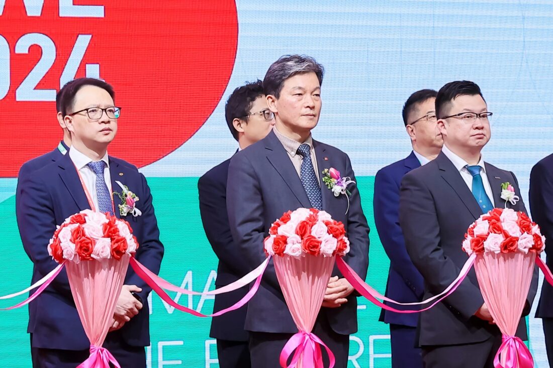 LG showcases its cutting-edge home appliances and core technologies at the Appliance & Electronics World Expo (AWE) 2024 in Shanghai, China