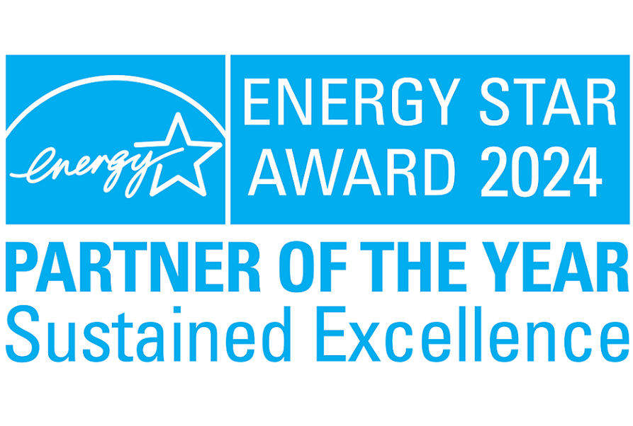 An illustration of the words Energy Star Award 2024 and Partner of the Year Sustained Excellence put together