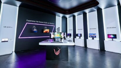 LG showcases its cutting-edge home appliances and core technologies at the Appliance & Electronics World Expo (AWE) 2024 in Shanghai, China