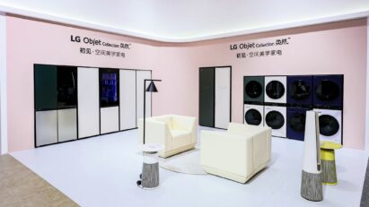 LG showcases its cutting-edge home appliances and core technologies at the Appliance & Electronics World Expo (AWE) 2024 in Shanghai, China