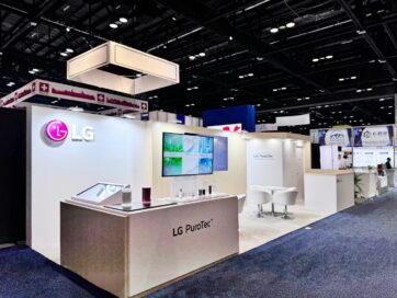 A photo of LG’s booth showcasing PuroTecTM at Chinaplas 2024