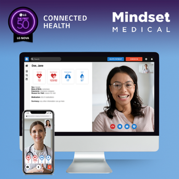 An illustration of the Mindset medical platform