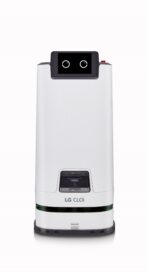The front of the new new LG CLOi ServeBot (model LDLIM31)