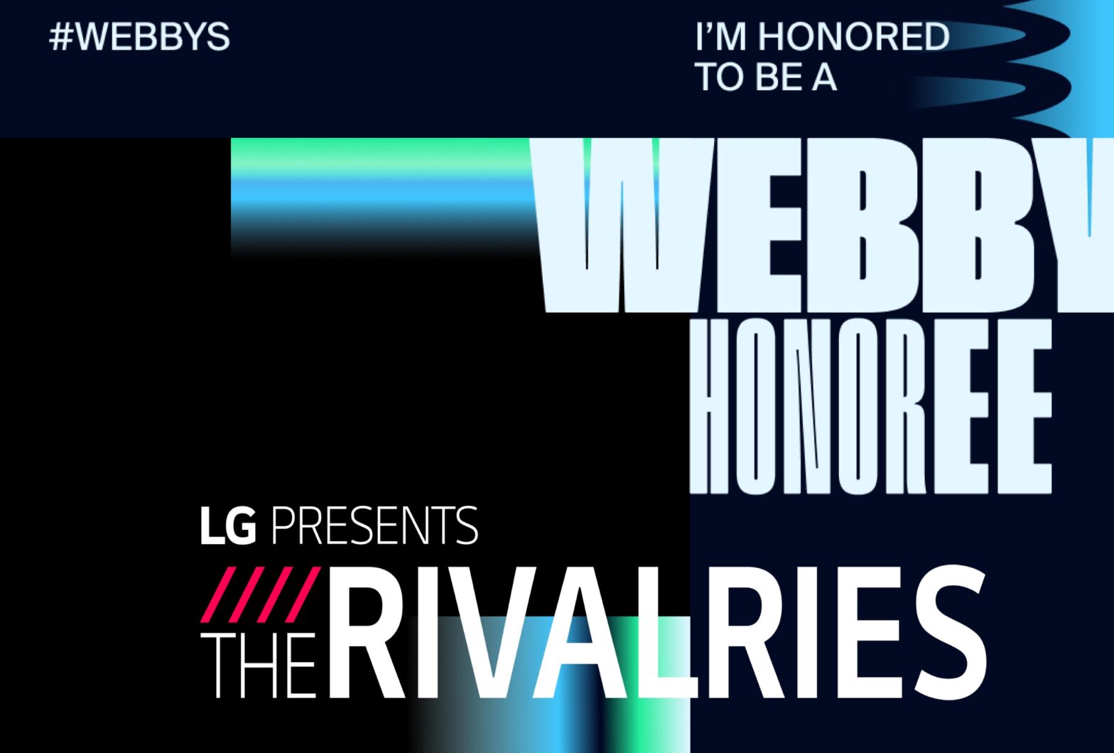 An illustrative poster about LG presenting 'The Rivalries'