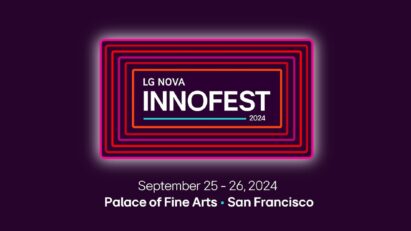 An illustration for the LG NOVA InnoFest hosted by LG NOVA, taking place September 25-26 at the Palace of Fine Arts in San Francisco
