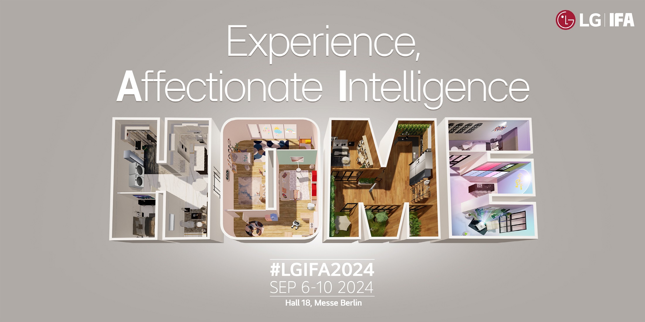 An illustration about LG IFA 2024 taking place from September 6-10