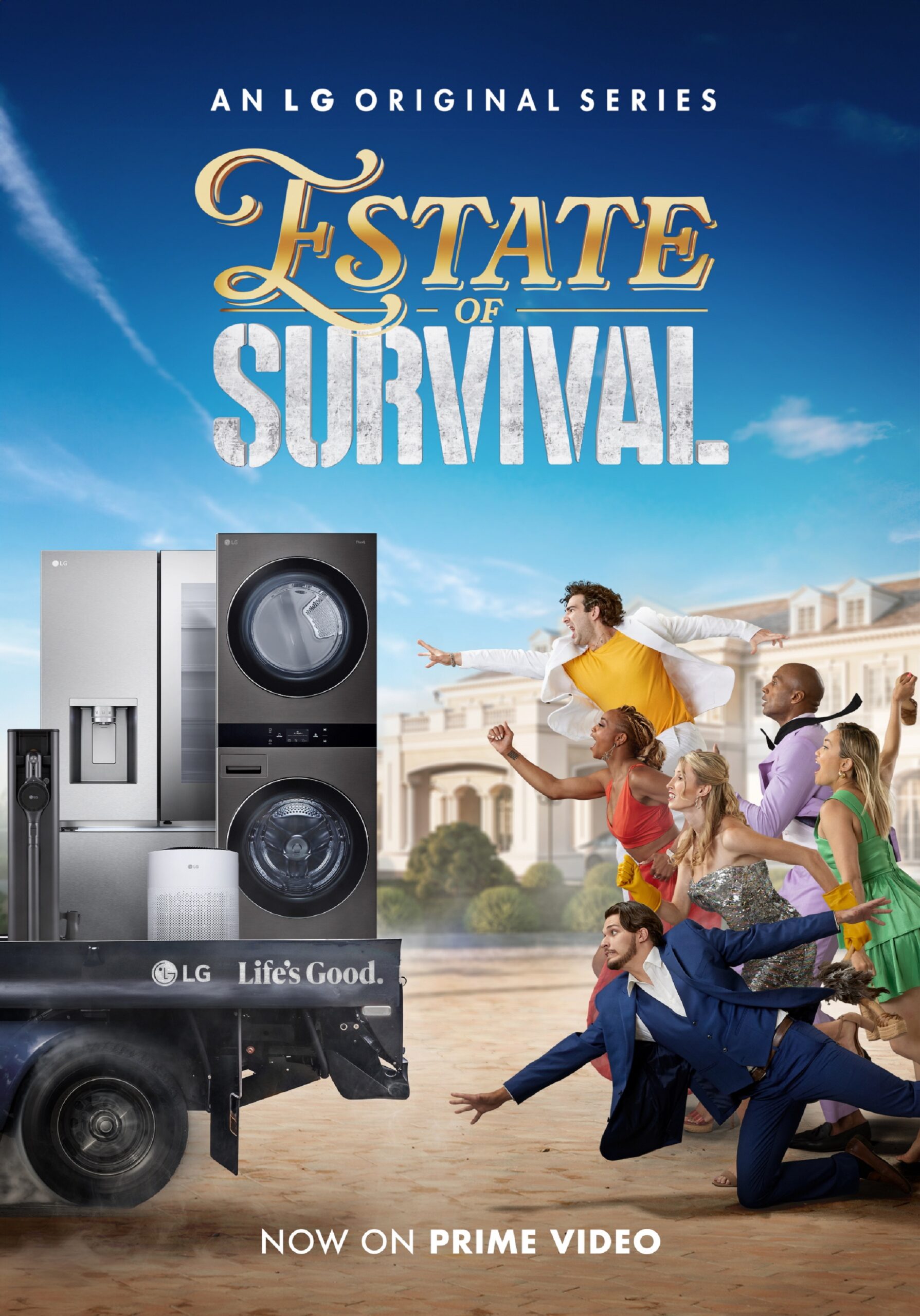 A poster of the LG original series Estate of Survival on Prime Video
