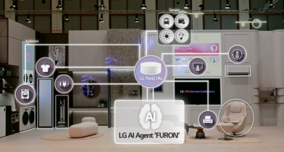 A picture of a illustration showing LG AI Agent 'FURON' and how it works